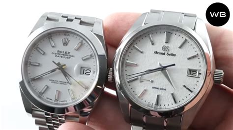 grand seiko snowflake vs rolex datejust|grand seiko snowflake strap options.